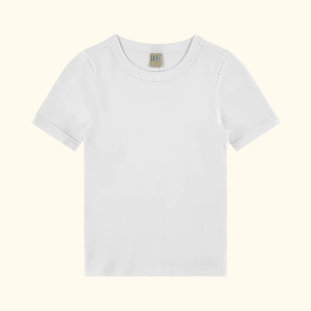Flore Flore Car Short Sleeve Tee with Very slight Stain in front